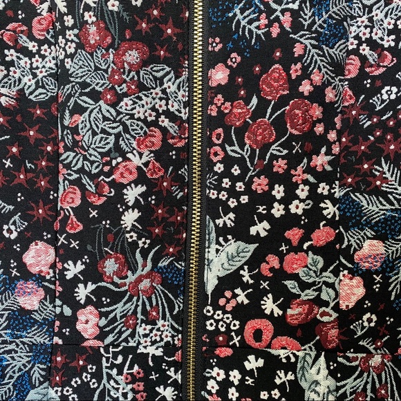 H&M Floral Patterned Midi Dress Size 4 - Picture 4 of 4